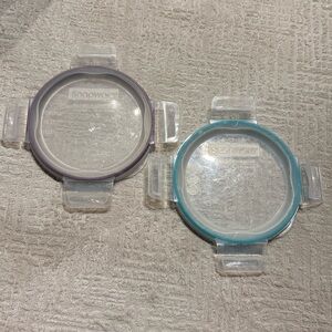 SnapWare Lid replacement for 4 cups round Compatible with Pyrex glass container